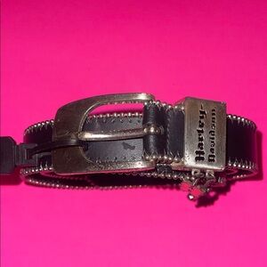 Harley-Davidson Black Belt Bag with Silver Details